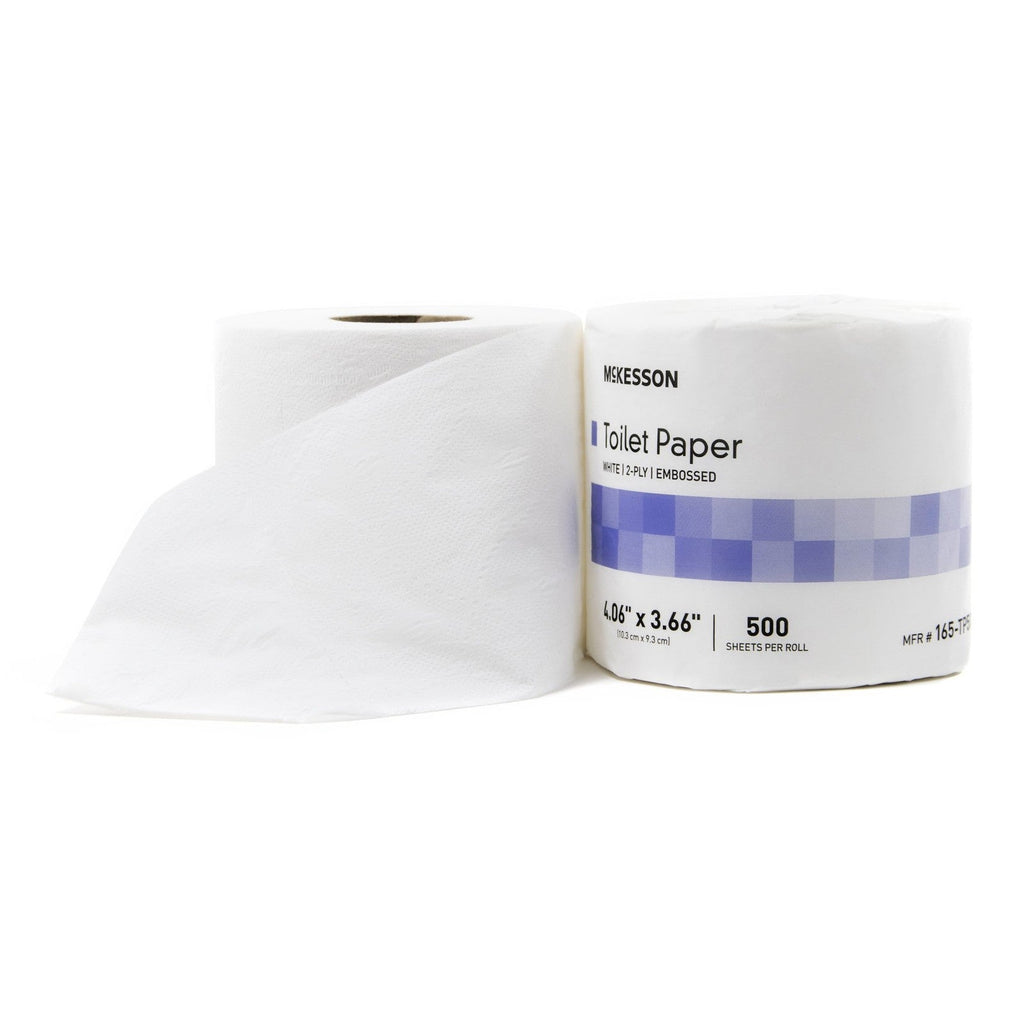 Toilet Paper Tissue 2 Ply White 165-TP500 Up to 500 Sheets 15 Rolls